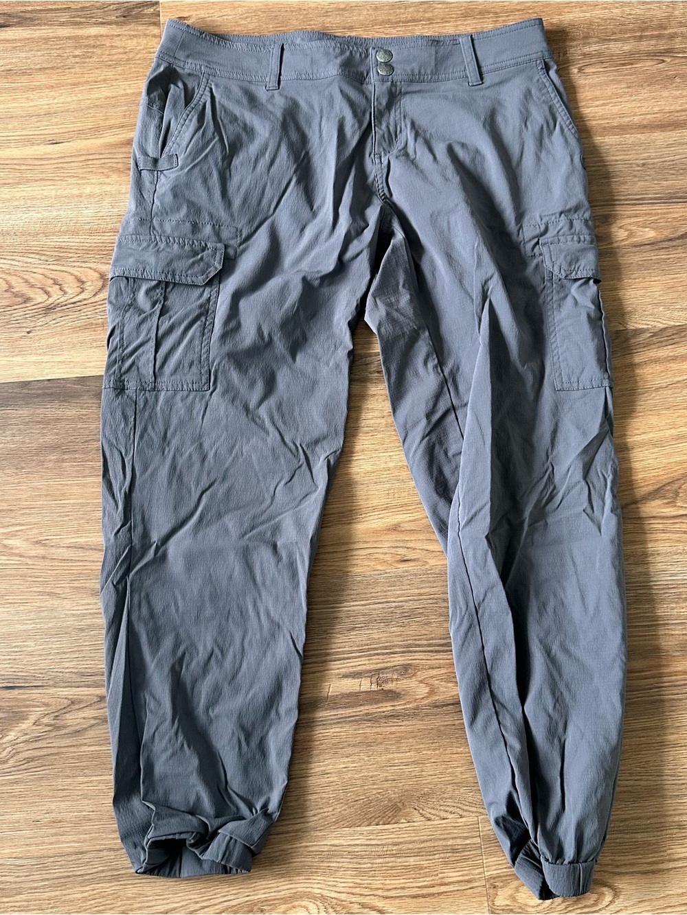 Prana Sage‎ Jogger Pants Women 10 Cargo Outdoors Hiking Granola Ripstop Stretch